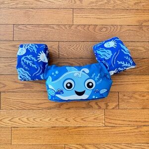 Kids Blue Swim Puddle Jumper Fun Sea Creatures - 30-50lbs